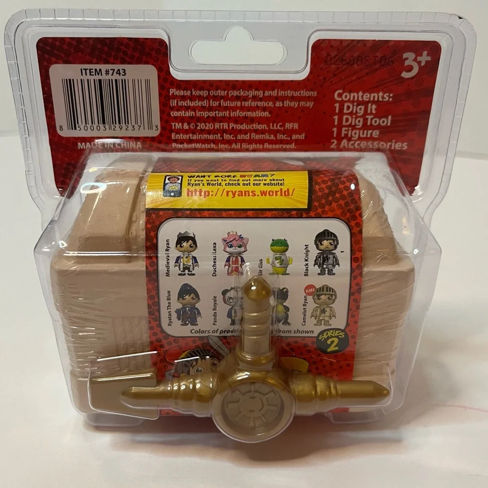 Ryans World, Sir Ryans World Dig ‘n Discover Royal Treasure (Bonkers Toy New!